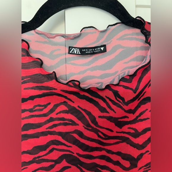 Zara sheer top, S - Picture 2 of 3